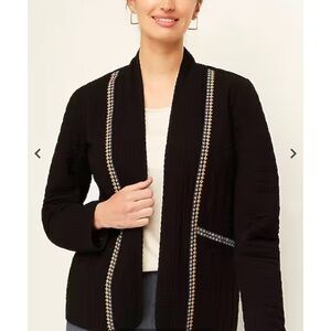 Pure Jill Seersucker Jacket| Artsy, Lagenlook